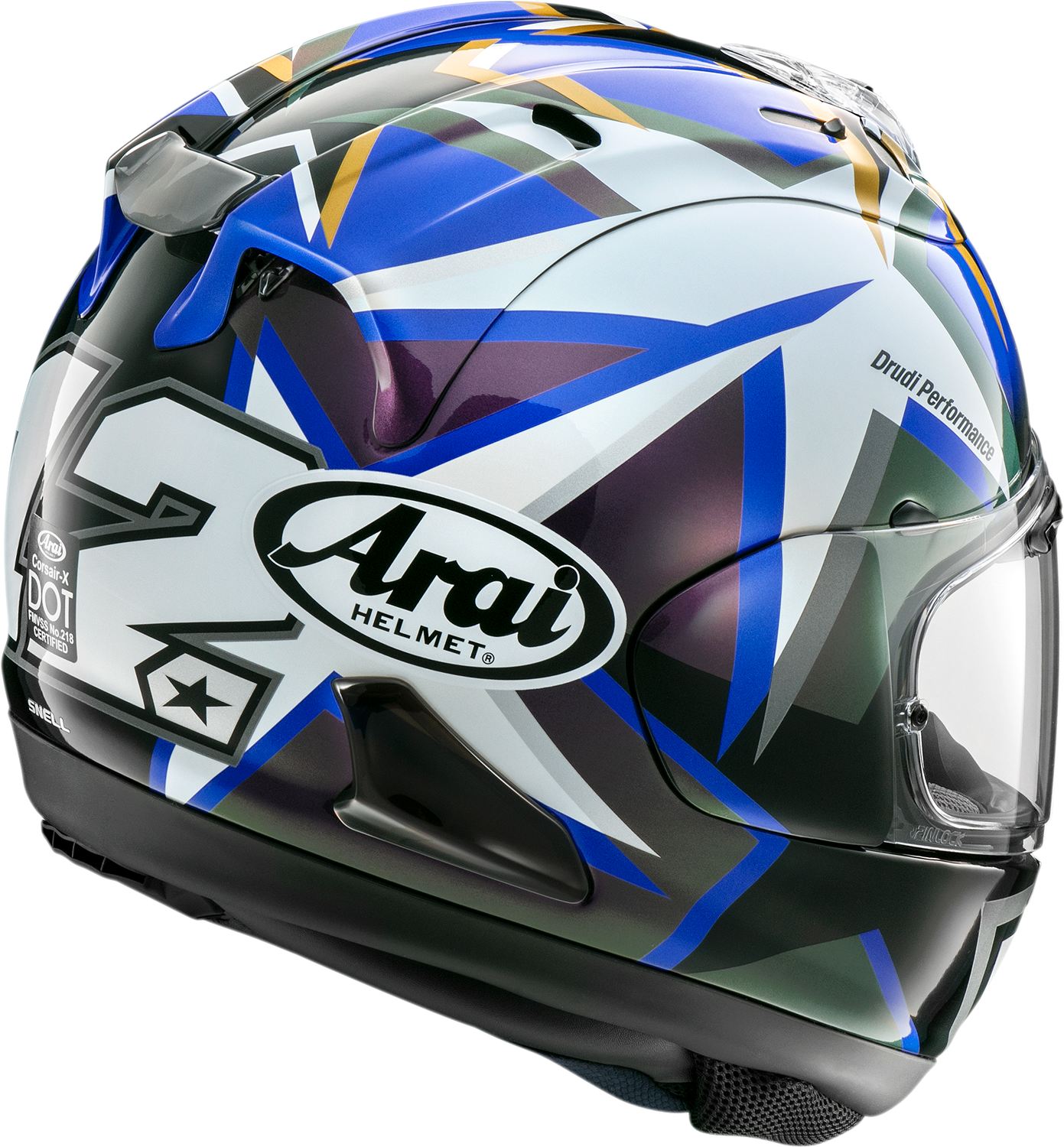 ARAI HELMETS, ARAI Helmets Corsair-X Vinales-5 Full-Face Motorcycle Helmet - Large (Part No. 0101-15788)