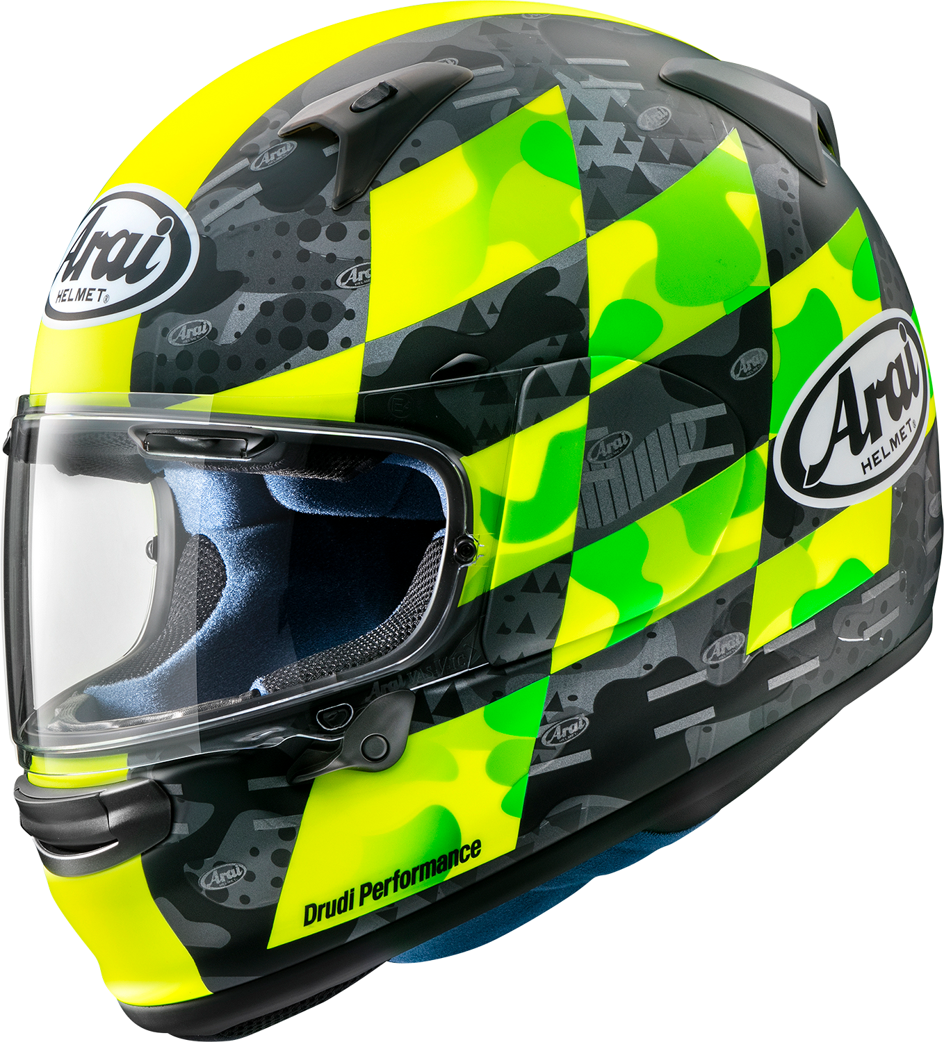 ARAI HELMETS, Arai Helmets Regent-X Helmet Patch Yellow Frost XL (Part Number 0101-15831)