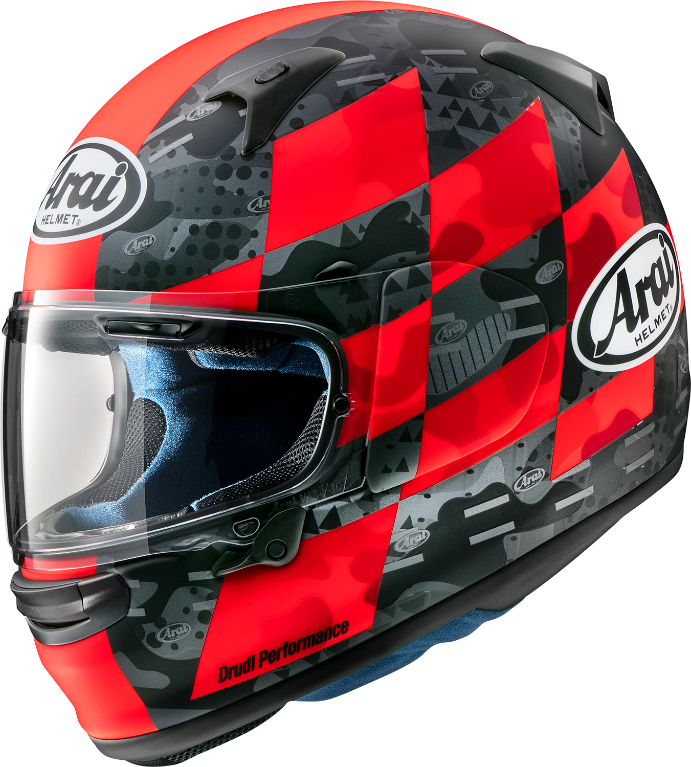 ARAI HELMETS, ARAI Helmets Regent-X Helmet with VAS Shield System – Red Frost, 2XL (Part #0101-15838)
