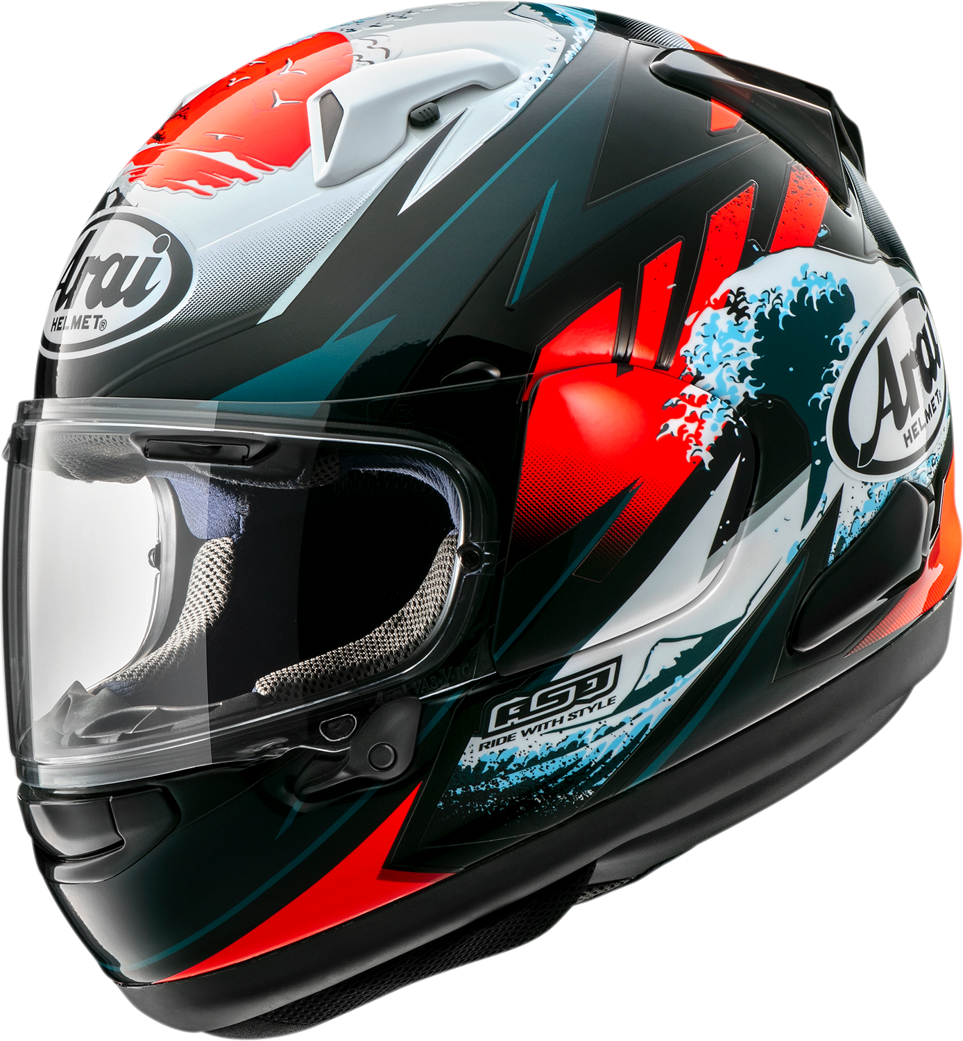 ARAI HELMETS, ARAI Helmets Quantum-X Wave Large Helmet (Part Number 0101-16007)