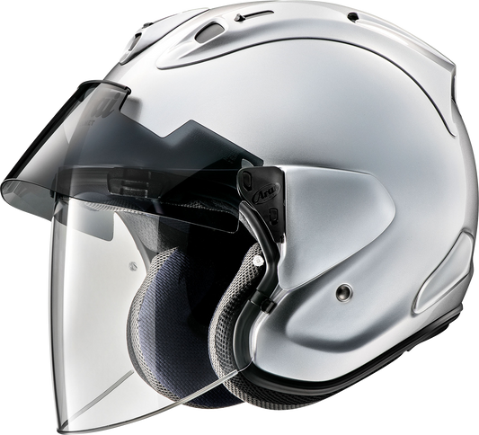 ARAI HELMETS, Arai Helmets Ram-X XS Aluminum Silver with VAS-Z Shield System - Part 0104-2928