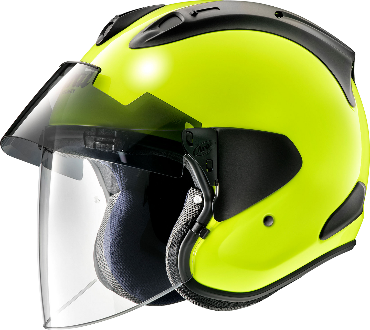 ARAI HELMETS, Arai Helmets Ram-X XL Fluorescent Yellow Helmet with VAS-Z Shield System
