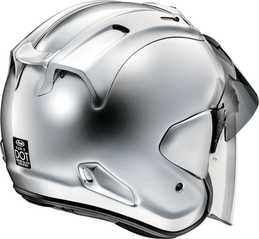 ARAI HELMETS, Arai Helmets Ram-X XS Aluminum Silver with VAS-Z Shield System - Part 0104-2928