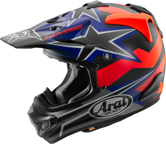 ARAI HELMETS, Arai Helmets VX-Pro4 Stars & Stripes Black Frost Medium – Advanced Off-Road Motorcycle Helmet