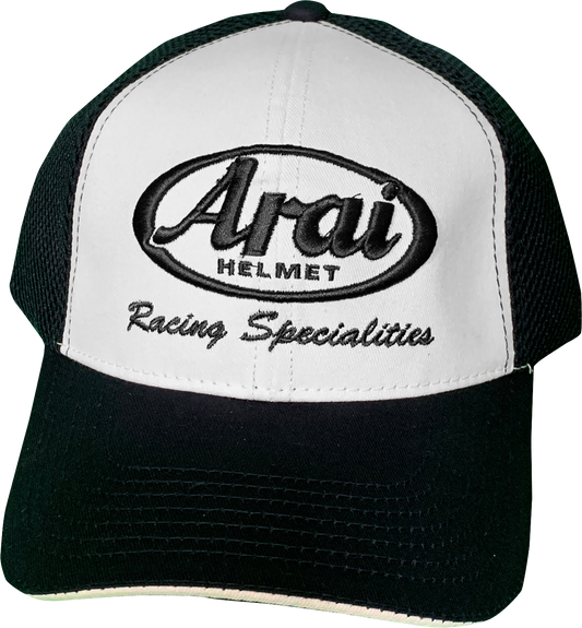 ARAI HELMETS, ARAI HELMETS Arai Mesh Hat - White and Navy with Embroidered Logo, Part 121599