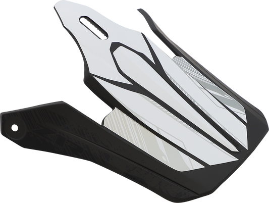 Z1R, Z1R Youth F.I. Visor Kit - Fractal Matte Black and Red for Z1R Helmets (Part 0132-1583)