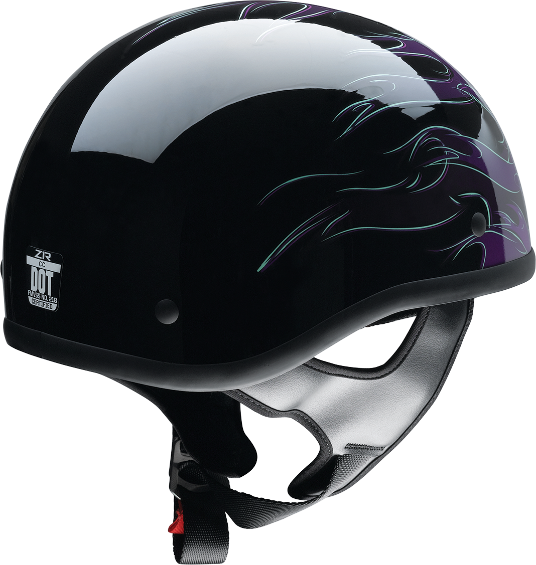 Z1R, Z1R CC Beanie Helmet - Hellfire Purple Small by Z1R Part 0103-1339