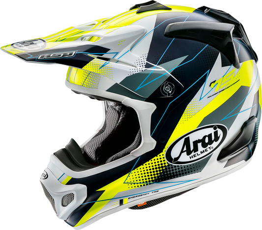 ARAI HELMETS, ARAI Helmets VX-Pro4 Resolute Yellow Helmet - Medium, Part Number 0110-8484