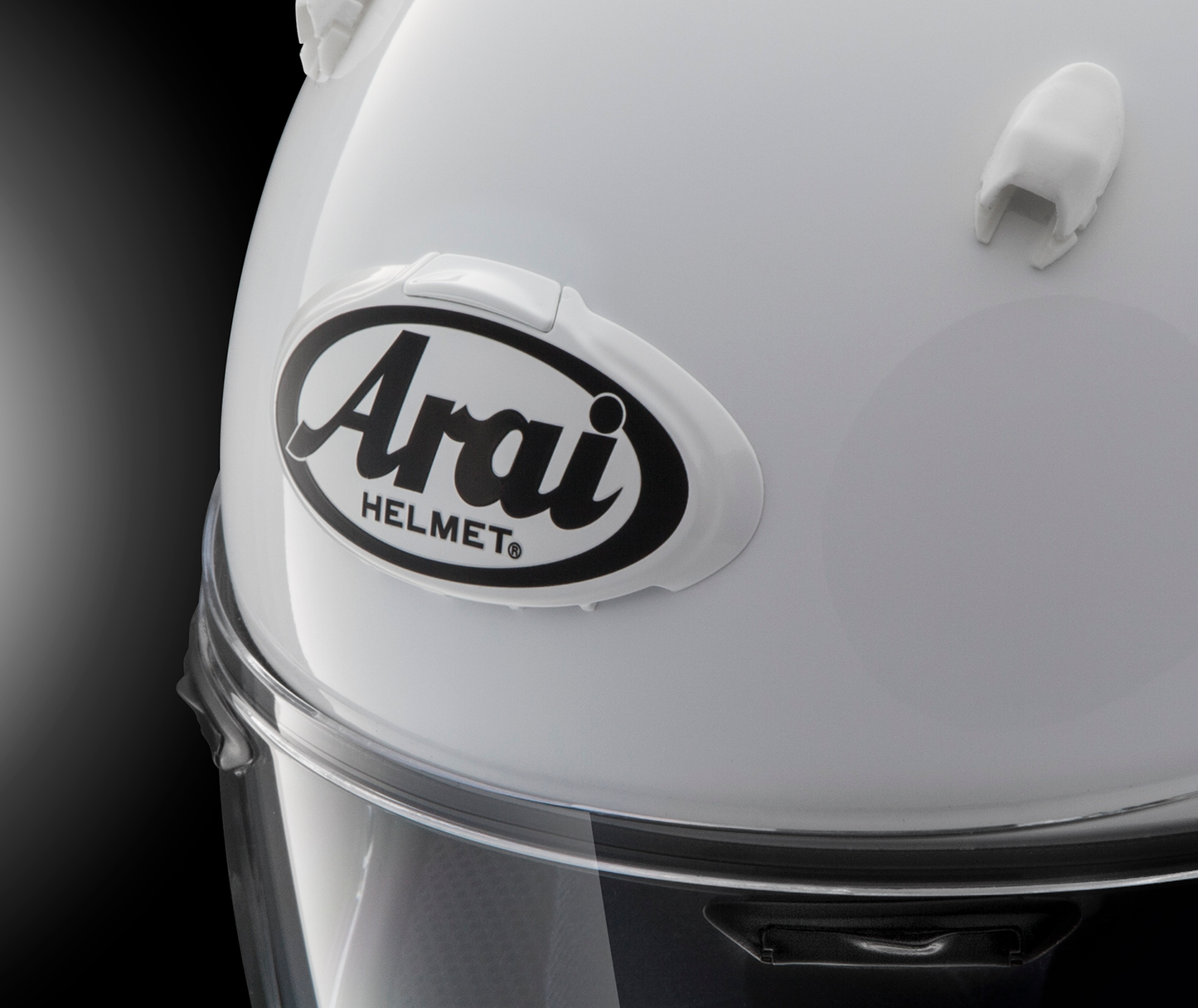 ARAI HELMETS, ARAI Helmets 3D Arai Logo Duct - White/Gray (Part #102105)