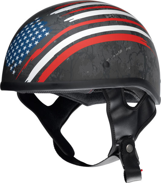 Z1R, Z1R CC Beanie Helmet Justice - Black/Red/White/Blue, Medium - Part Number 0103-1405