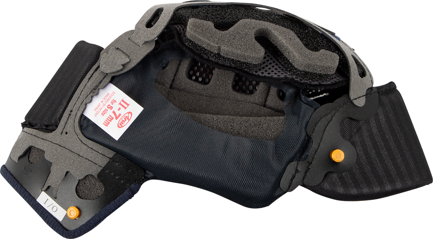 ARAI HELMETS, ARAI HELMETS Corsair-X, Signet-X, and Defiant-X Interior Pad - EP II 7mm (Part #07-5683)
