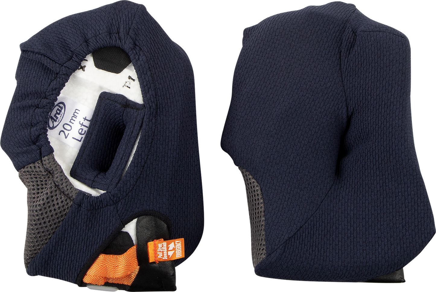 ARAI HELMETS, ARAI Helmets Corsair-X, Quantum-X, Signet-X Cheek Pads - 20 mm Part 05-5699