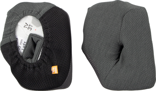 ARAI HELMETS, ARAI Helmets VX-Pro4 Cheek Pads - Gray 15 mm - Part Number 05-5416
