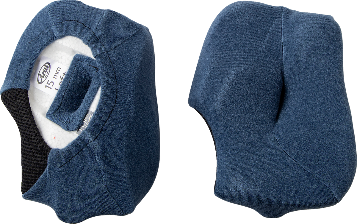 Arai Helmets Regent-X Cheek Pads | 12MM–35MM | Helmet Interior Replacement