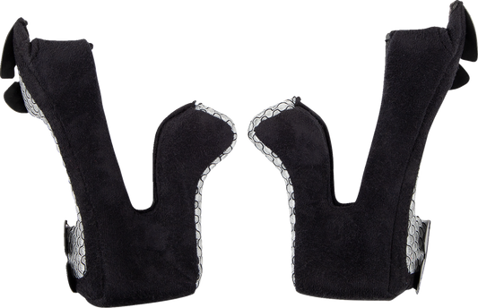 Z1R, Z1R Youth F.I. Cheek Pads - Black - 10 mm - Large (Part Number 0134-3056)