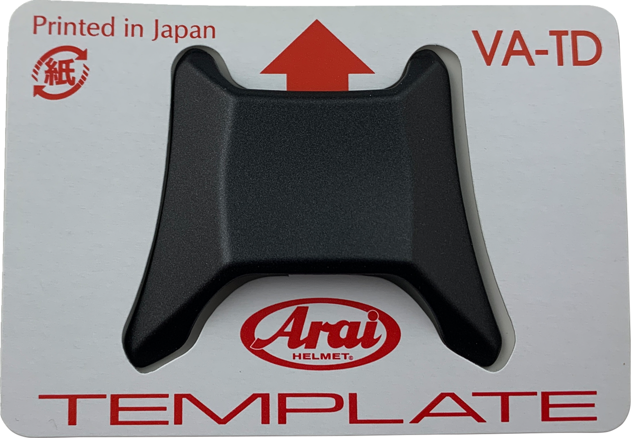 ARAI HELMETS, ARAI Helmets VX-Pro4 Top-Duct Center Front Black Frost (Part 105346)