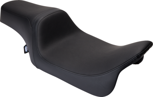 DRAG SPECIALTIES SEATS, DRAG SPECIALTIES SEATS Predator 1Up Seat - Vinyl Black for FLH 2008-2023 Part 0801-1480