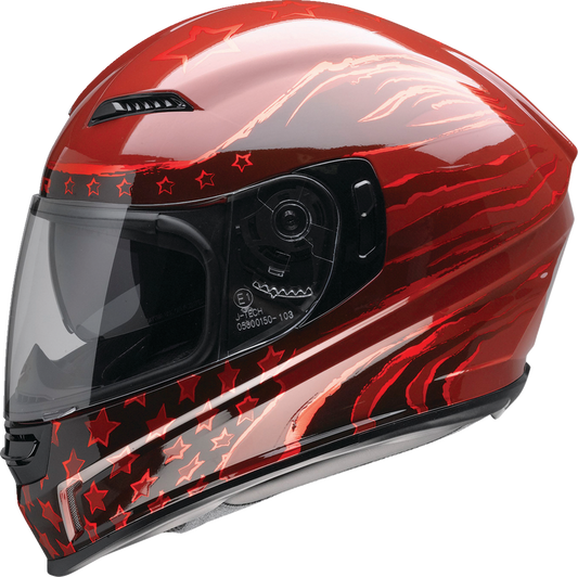 Z1R, Z1R Jackal Helmet Patriot Red XS by Z1R, Part Number 0101-15419