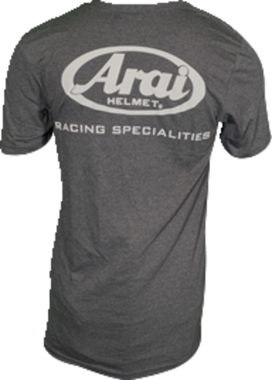 ARAI HELMETS, ARAI Helmets Arai Helmet T-Shirt - Dark Heather Gray, Small - Part Number 121563