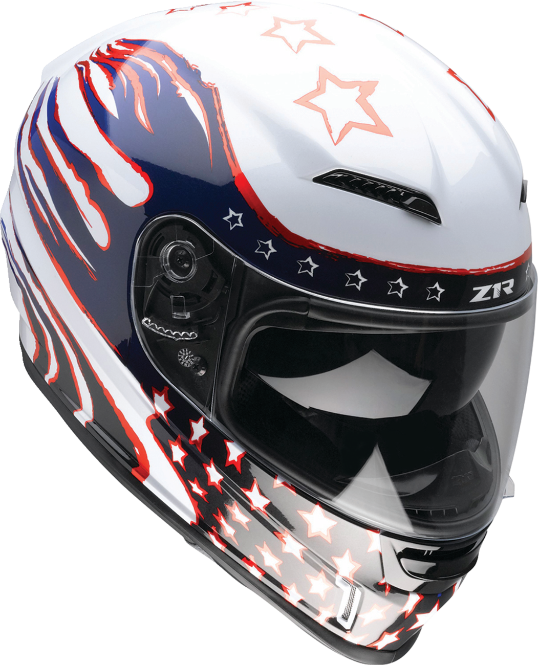 Z1R, Z1R Jackal Helmet Patriot Red/White/Blue XS - Model 0101-15412