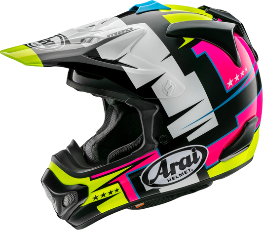 ARAI HELMETS, ARAI Helmets VX-Pro4 Battle Yellow Helmet - Medium (Part #0110-8718)