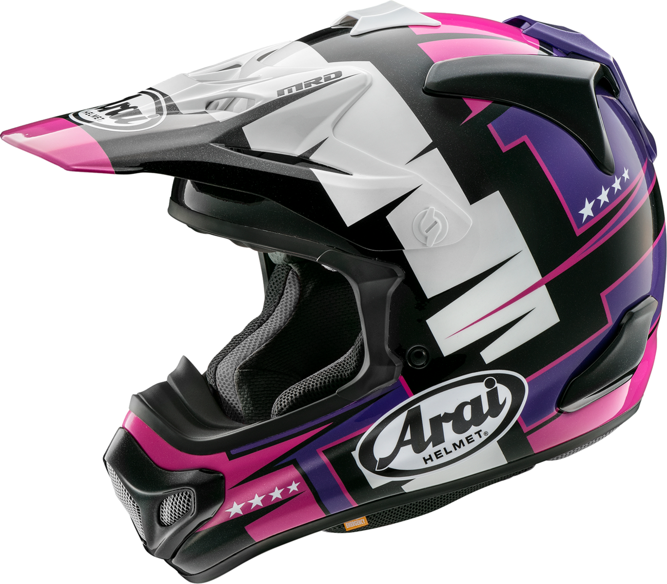 ARAI HELMETS, ARAI Helmets VX-Pro4 Battle Purple Helmet - Large, Part Number 0110-8714