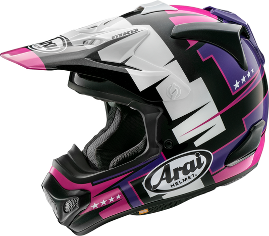 ARAI HELMETS, ARAI Helmets VX-Pro4 Battle Purple Helmet - Large, Part Number 0110-8714