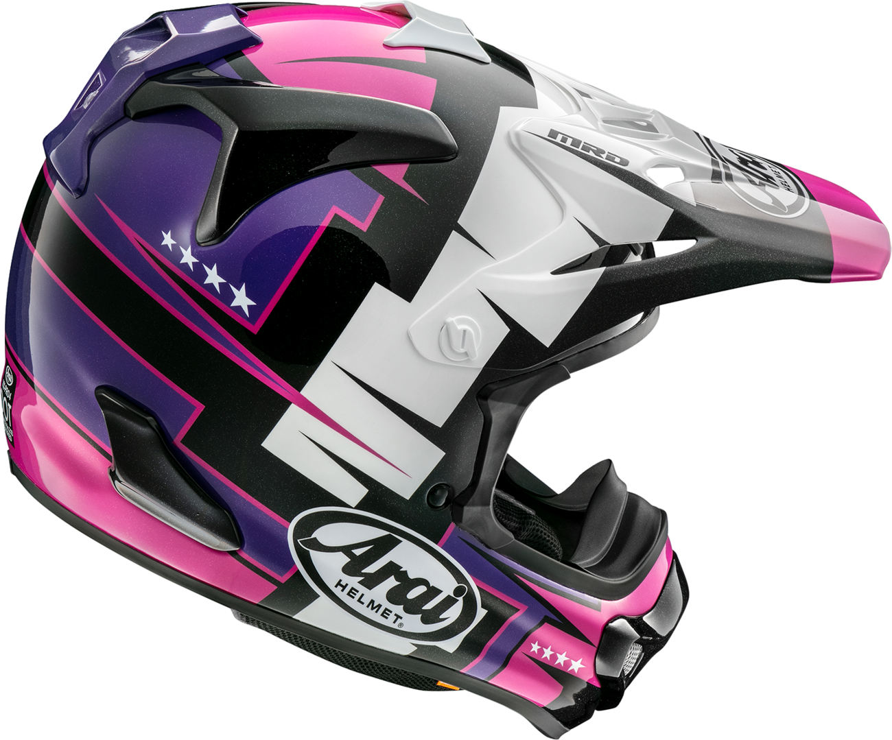 ARAI HELMETS, ARAI Helmets VX-Pro4 Battle Purple Helmet - Extra Large (Part Number 0110-8715)