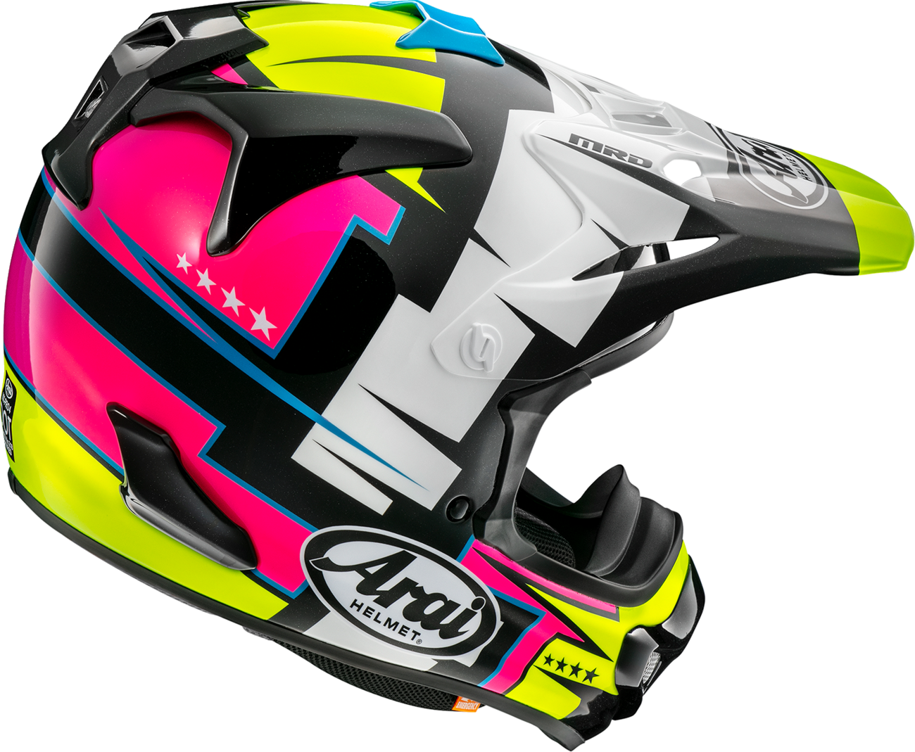 ARAI HELMETS, ARAI Helmets VX-Pro4 Battle Yellow Helmet - Medium (Part #0110-8718)