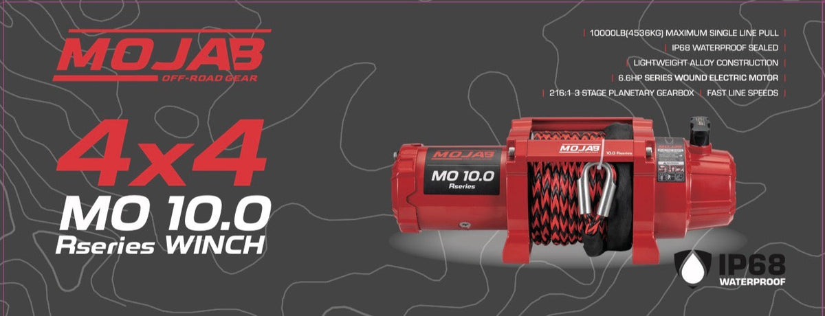 MOJAB MO10.0 R-Series 10,000 lb Off-Road Winch