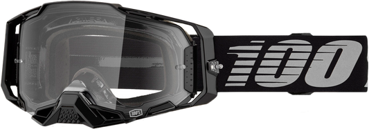 Armega Goggle Black Clear Lens