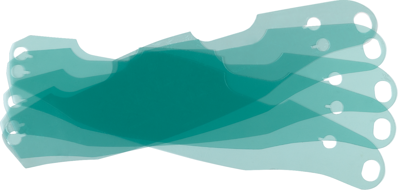 ARAI HELMETS, ARAI HELMETS VAS-V Tear-Offs - 5 Pack 01-1065