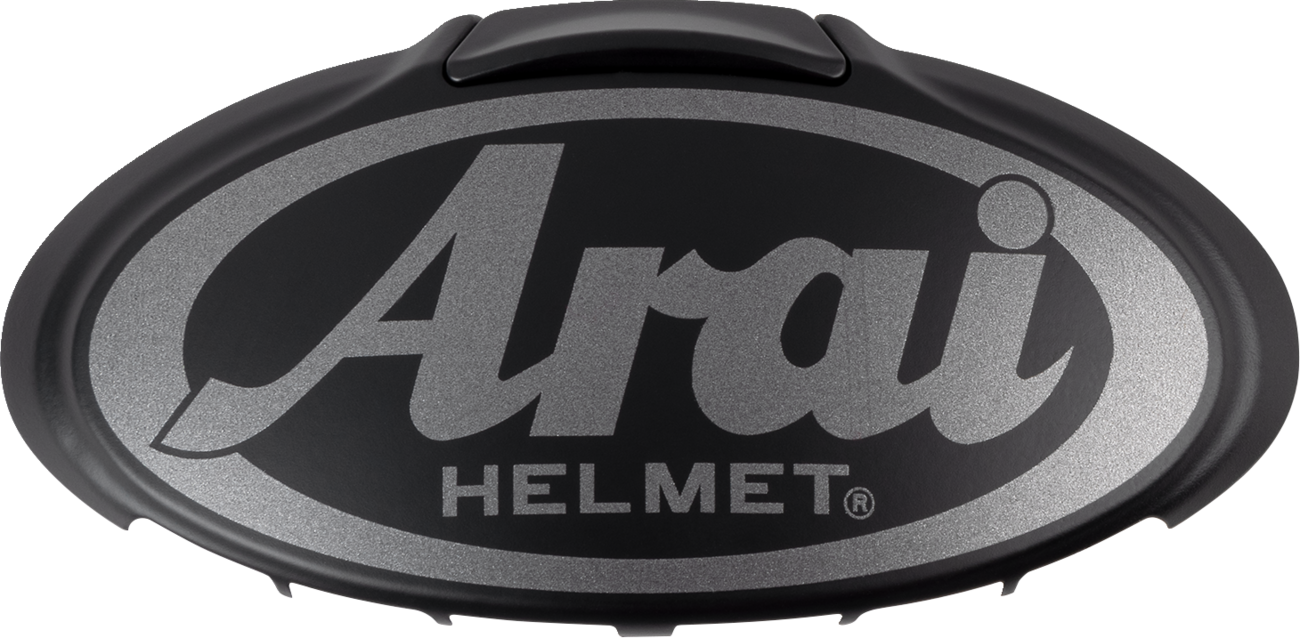 ARAI HELMETS, ARAI Helmets 3D Arai Logo Duct - Black and Light Gray for Contour-X Helmets, Part 102104
