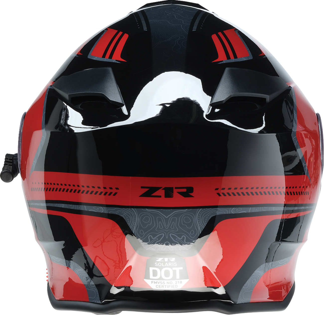 Z1R, Z1R Solaris 2.0 Helmet First Tracks Electric Dual Pane Shield Black/Red XS - Part 0120-0825