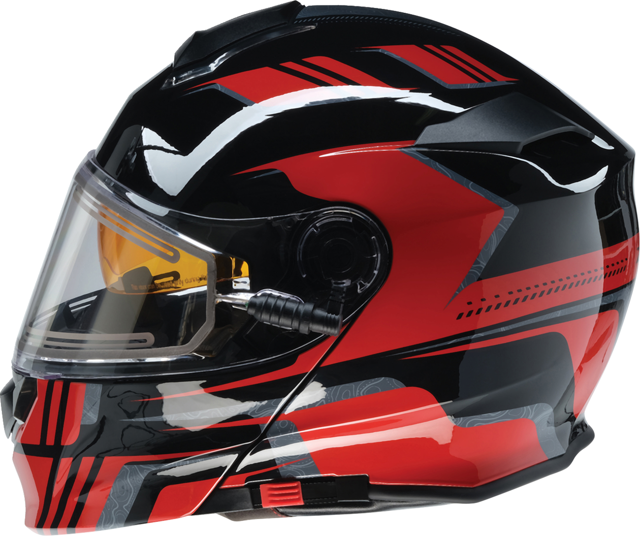 Z1R, Z1R Solaris 2.0 Helmet First Tracks Electric Dual Pane with Sun Visor - Black/Red, 2XL (Part No. 0120-0830)