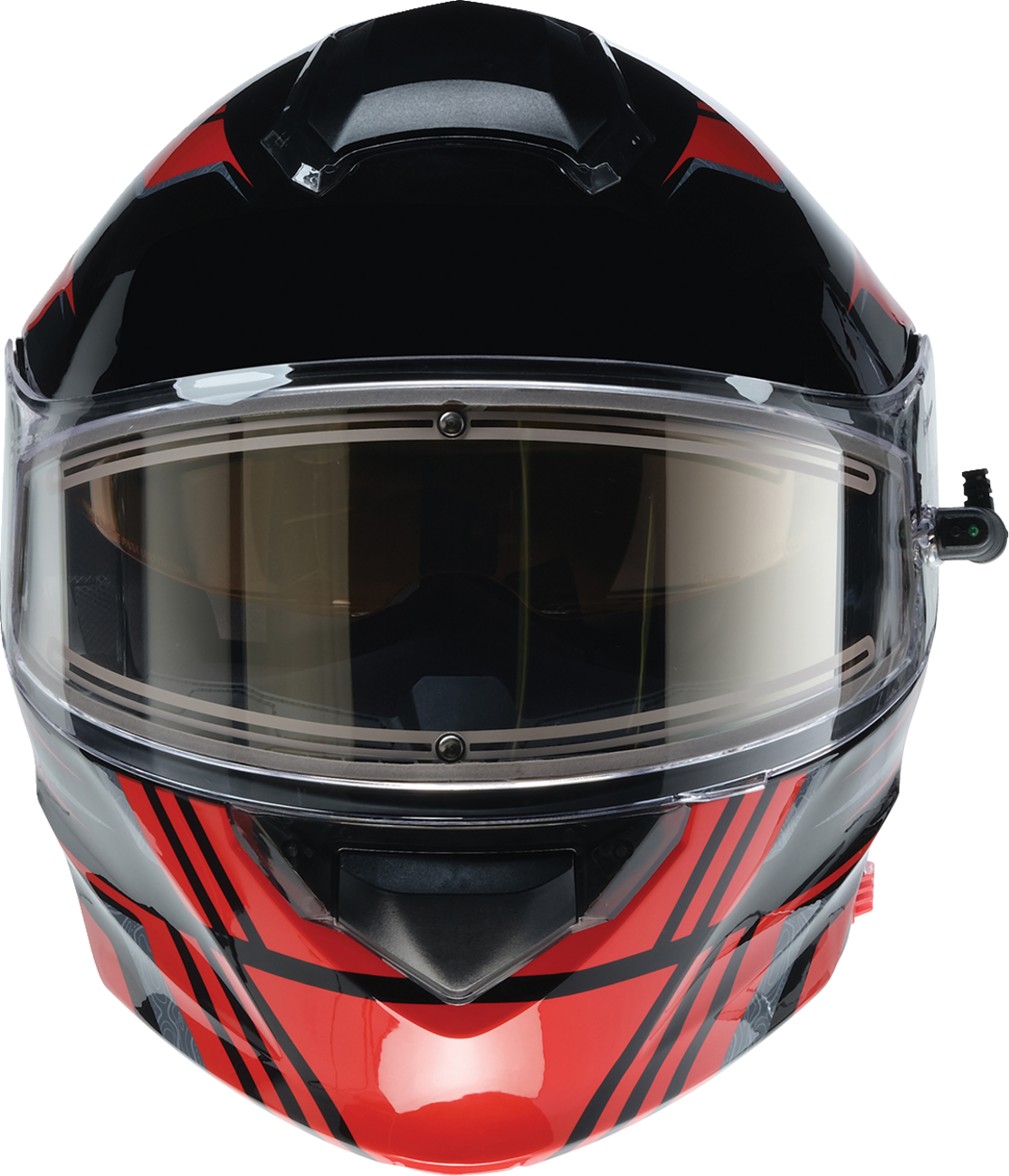 Z1R, Z1R Solaris 2.0 Helmet First Tracks Electric Dual Pane with Sun Visor - Black/Red, 2XL (Part No. 0120-0830)