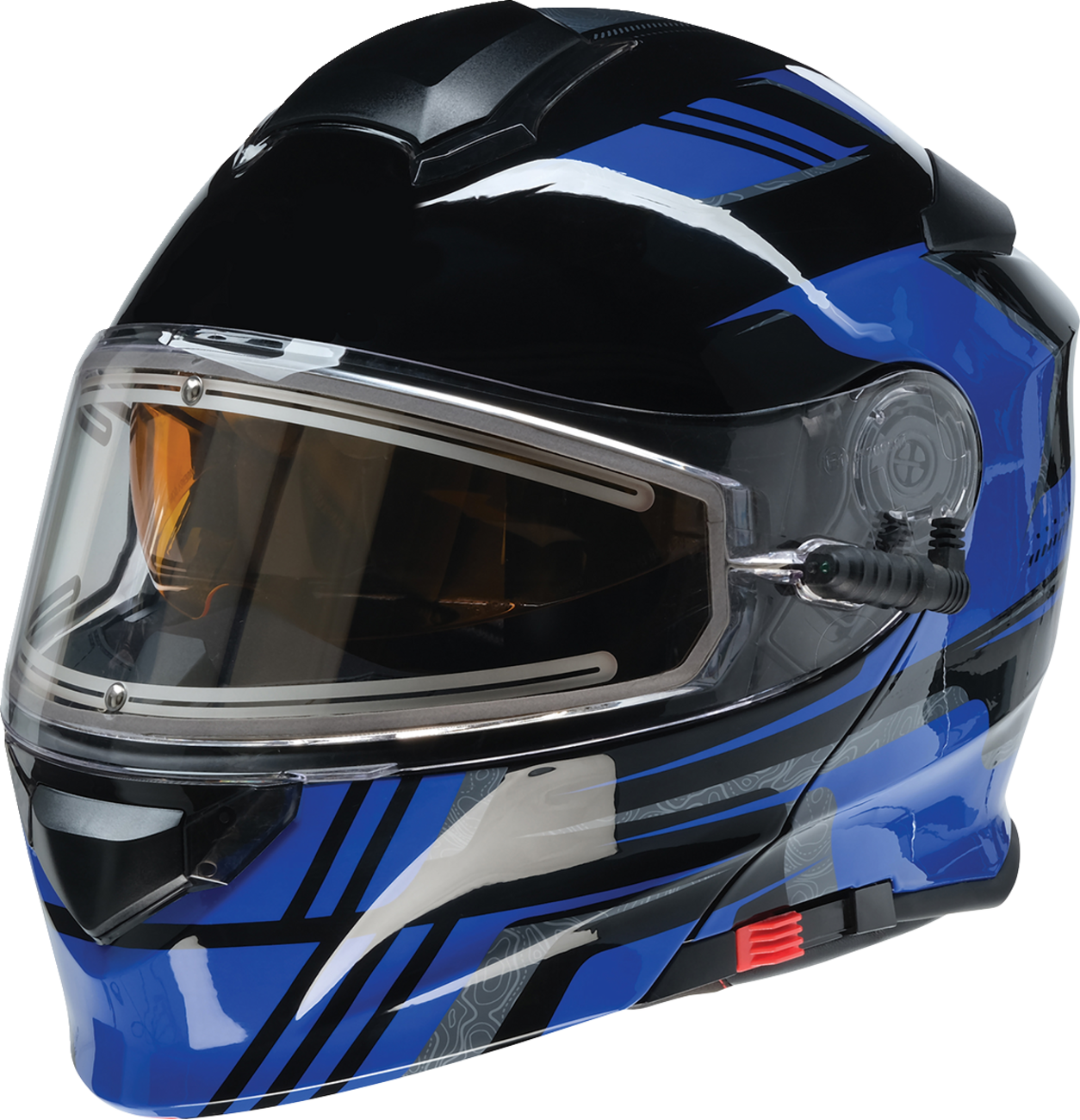 Z1R, Z1R Solaris 2.0 Helmet First Tracks Electric Dual Pane Shield Black/Blue Small 0120-0832