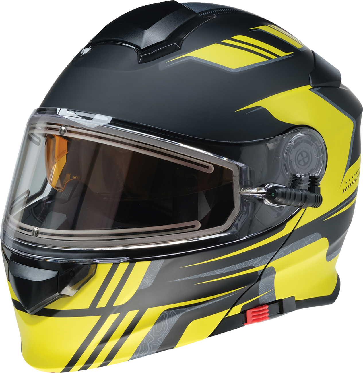 Z1R, Z1R Solaris 2.0 Helmet - First Tracks Electric Dual Pane Shield - Black/Hi-Viz, Medium (Part #0120-0839)