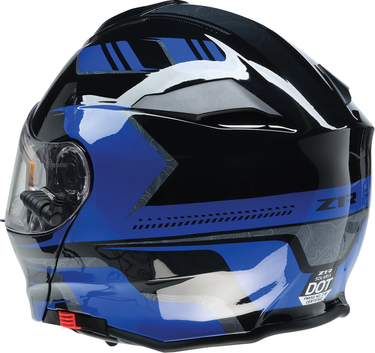 Z1R, Z1R Solaris 2.0 Helmet - First Tracks Electric Dual Pane Shield - Black/Blue XL (Part Number 0120-0835)