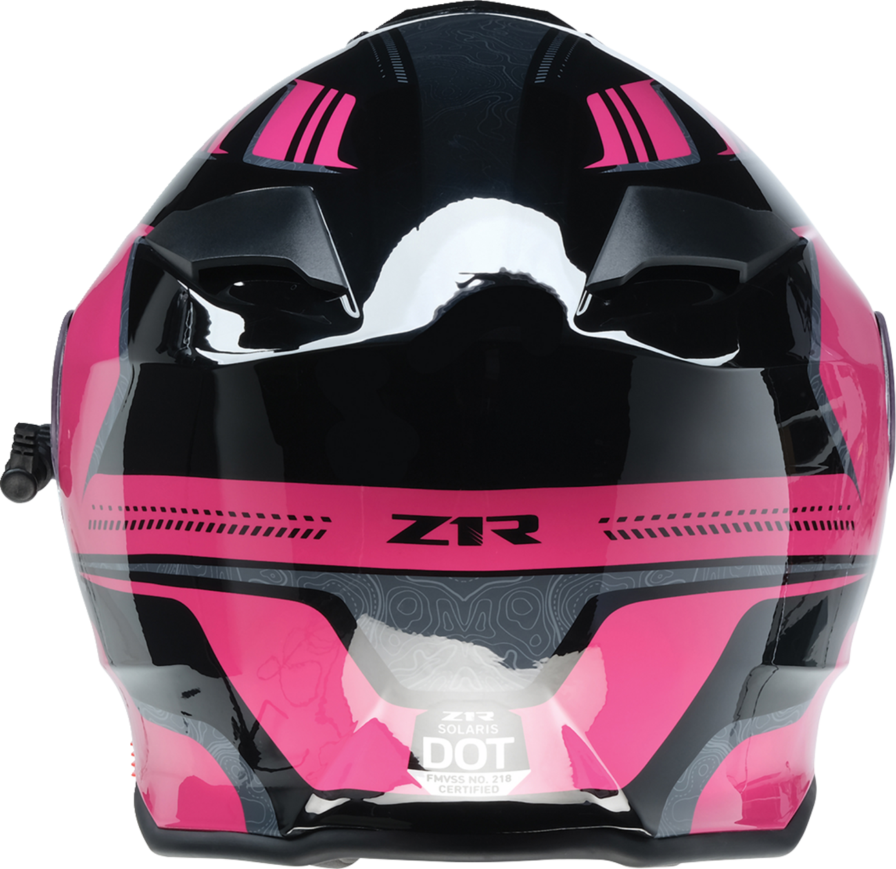 Z1R, Z1R Solaris 2.0 Helmet First Tracks Electric Dual Pane Shield Black/Pink 2XL - Part 0120-0848