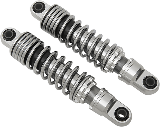 DRAG SPECIALTIES SHOCKS, DRAG SPECIALTIES SHOCKS Premium Ride-Height Adjustable Monotube Shock for 11-Inch Bikes - Chrome C16-0151A