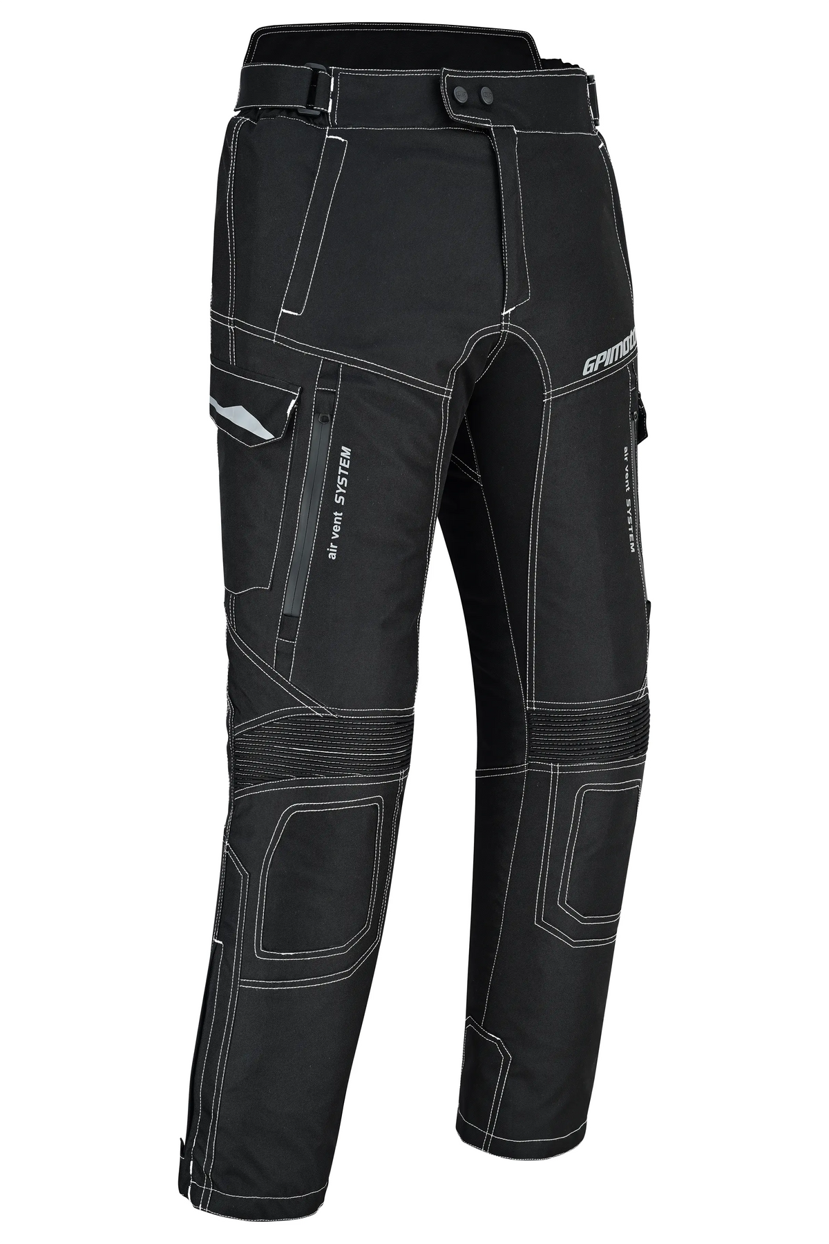 GPI MOTO Motorcycle Cargo Pants for Men – Regular Fit Riding Pants with CE Armors