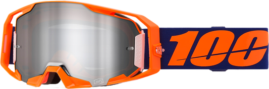 Armatic Goggle Neon Org Mirror Silvr Flash