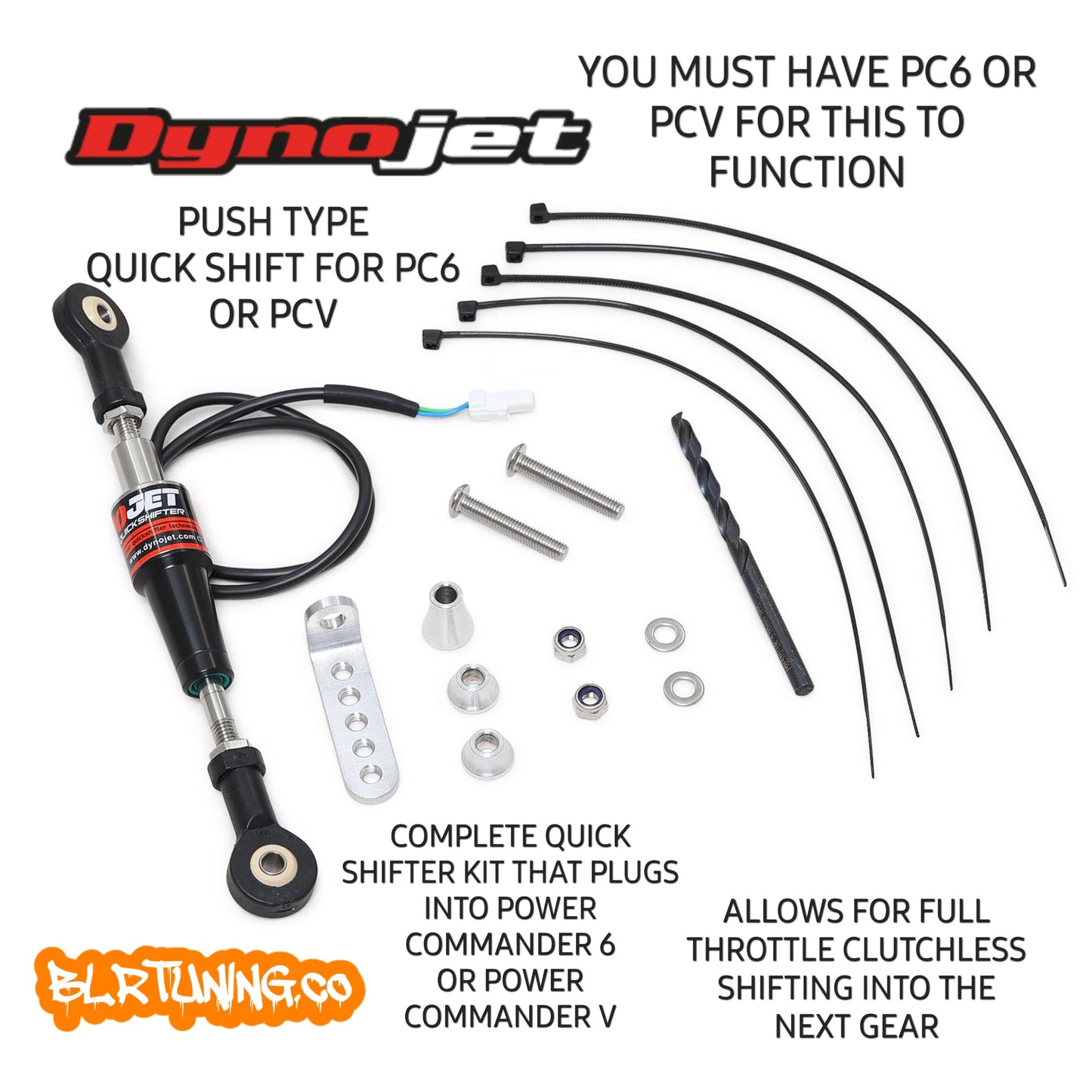 YAMAHA WR250R WR250X 08 - 20 QUICK SHIFT QS FOR PCV OR PC6 BY DYNOJET
