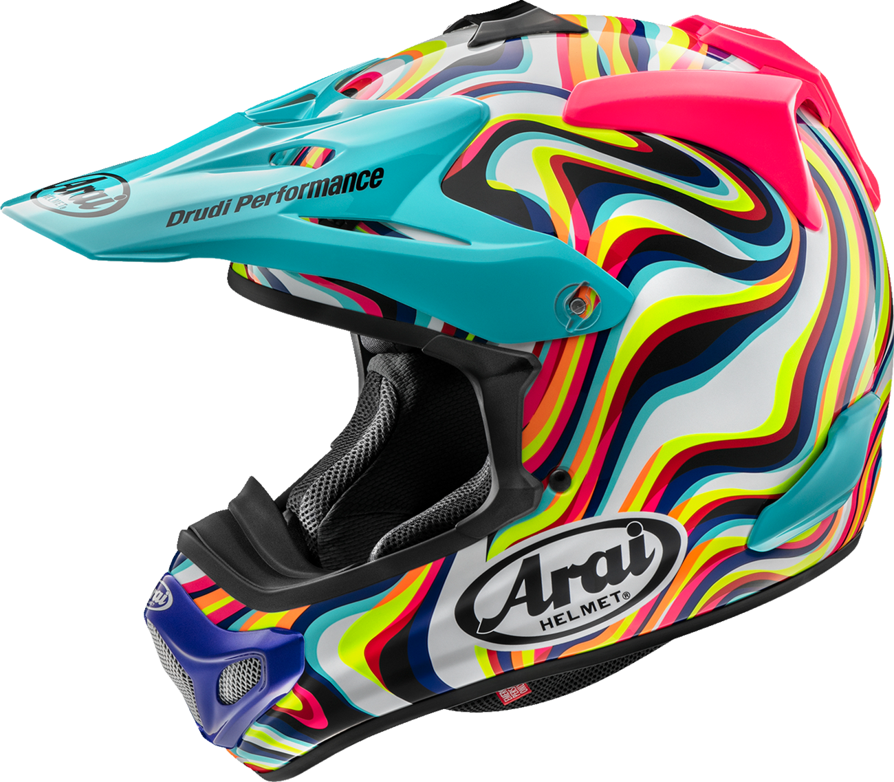 ARAI HELMETS, Arai Helmets VX-Pro4 Stream Pink Helmet - Large by Arai Helmets Part 0110-8883