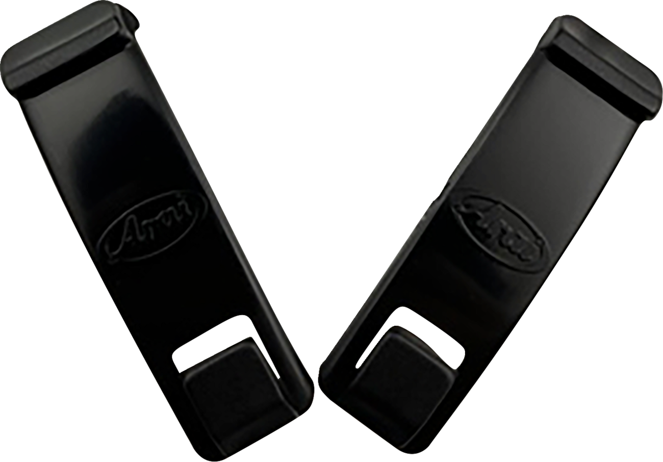 ARAI HELMETS, ARAI Helmets Goggle Strap Holders - Black (Part Number 092176)