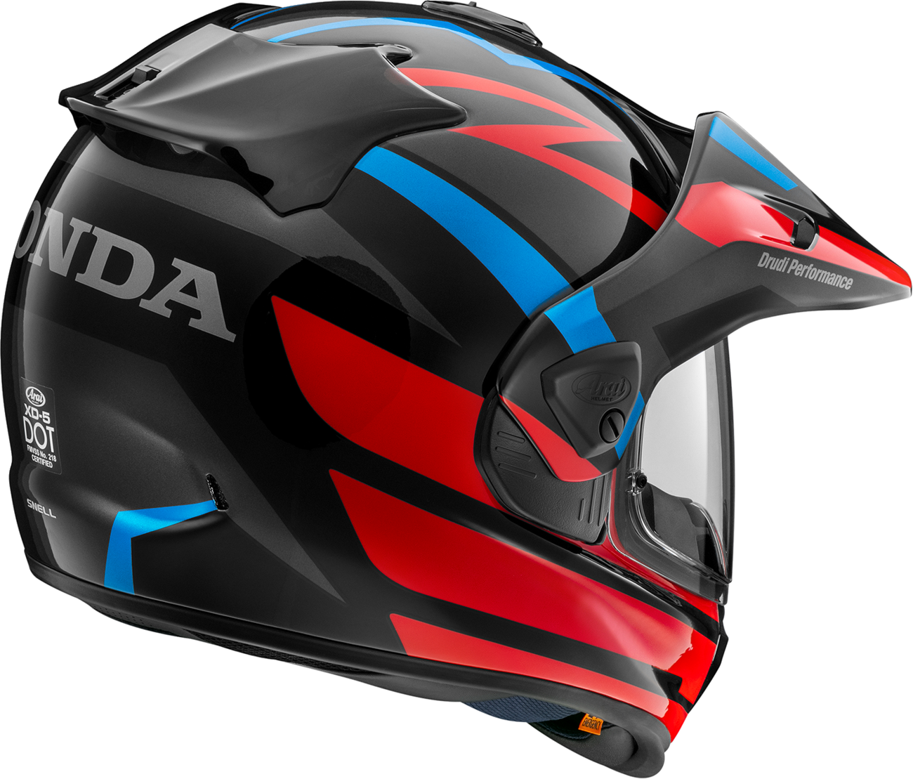 ARAI HELMETS, Arai Helmets XD-5 Helmet for Honda Africa Twin - Red, XS (Part No. 0140-0495)