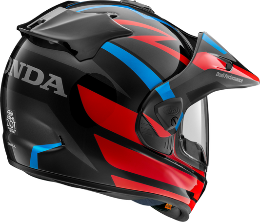 ARAI HELMETS, Arai Helmets XD-5 Helmet for Honda Africa Twin - Red, XS (Part No. 0140-0495)