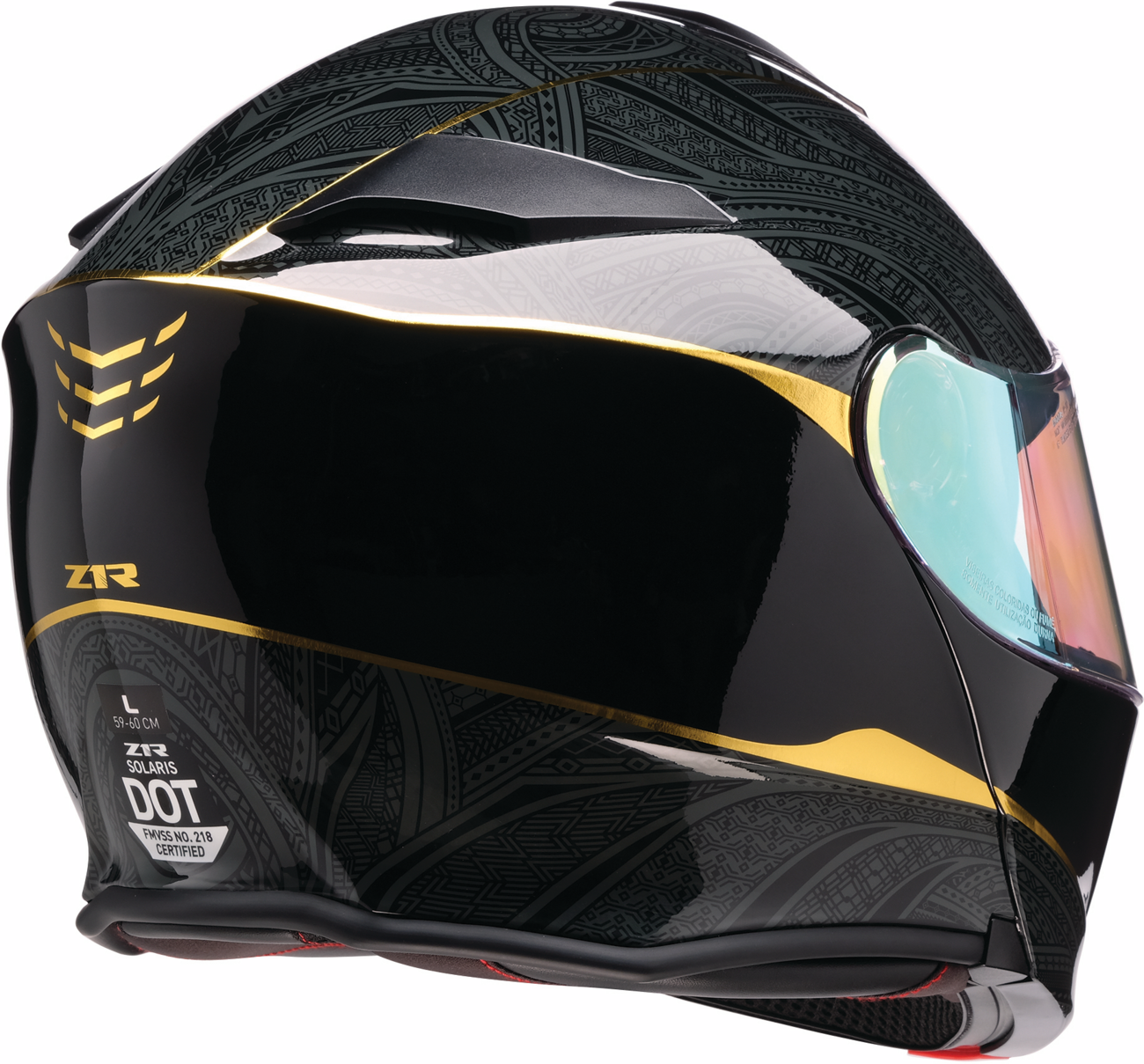 Z1R Solaris 2.0 Modular Helmet – Notorious Black
