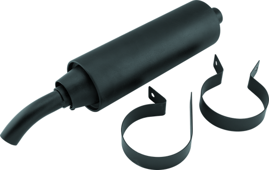 QuadBoss, QuadBoss 85-87 Honda ATC250ES Slip-On Muffler with Black Finish - Part Number 157109